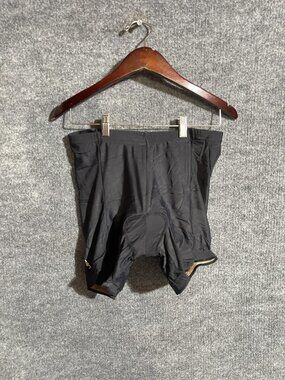 Canari Cycling Shorts Mens 31 Black Padded Chamois 7.5 Inseam Bike Stretch
